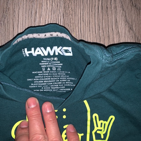 Hawk Co. Tony Hawk Long Sleeved Boy’s Shirt Size 7-8 - Picture 3 of 5